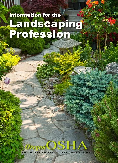 Information for theLandscaping Profession