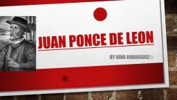Juan ponce de Leon