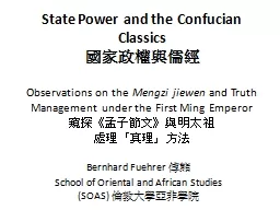 State Power and the Confucian