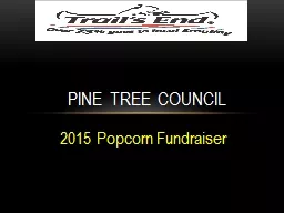 2015 Popcorn Fundraiser