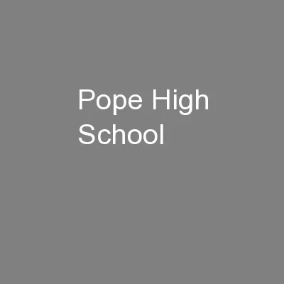 Pope High School