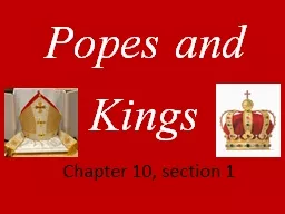 Popes and Kings