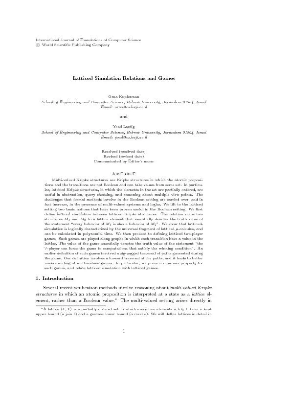 InternationalJournalofFoundationsofComputerSciencecWorldScienti