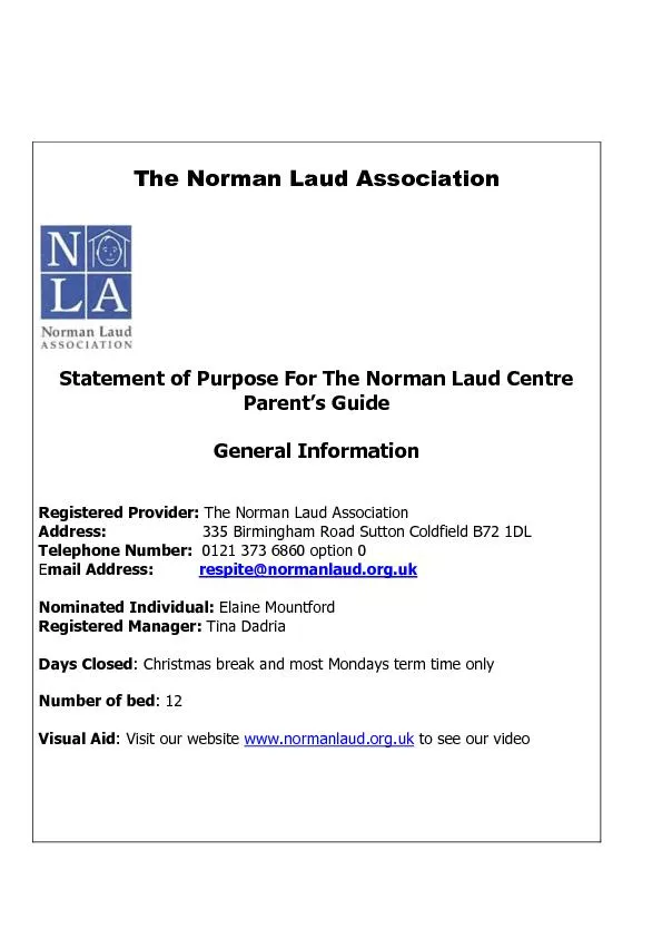 The Norman Laud Association