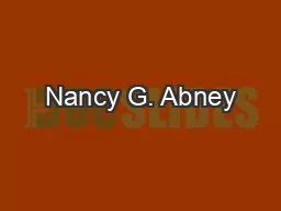 Nancy G. Abney