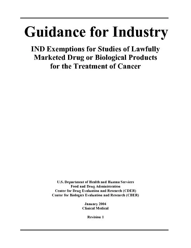 Guidance for Industry