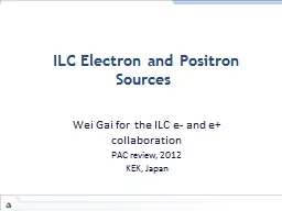 ILC Electron and Positron Sources