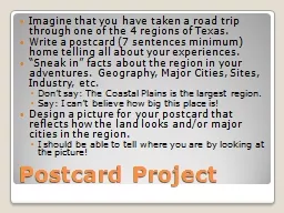 Postcard Project