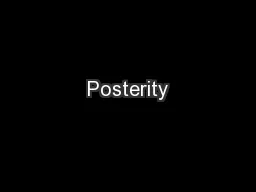 Posterity
