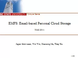 EMFS: Email-based Personal Cloud Storage