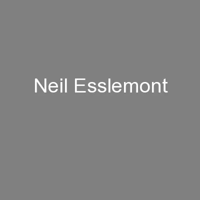 Neil Esslemont