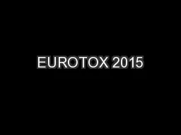 EUROTOX 2015