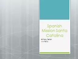 Spanish Mission Santa Catalina