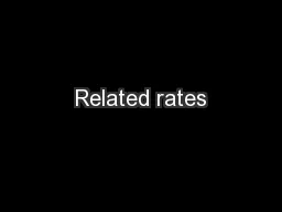 Related rates