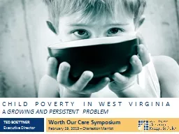 Child poverty IN west Virginia