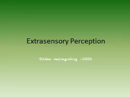 Extrasensory Perception