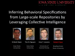 Inferring Behavioral Specifications from Large-scale Reposi