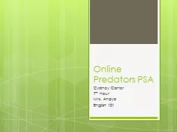 Online Predators PSA