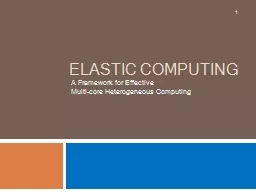 Elastic Computing