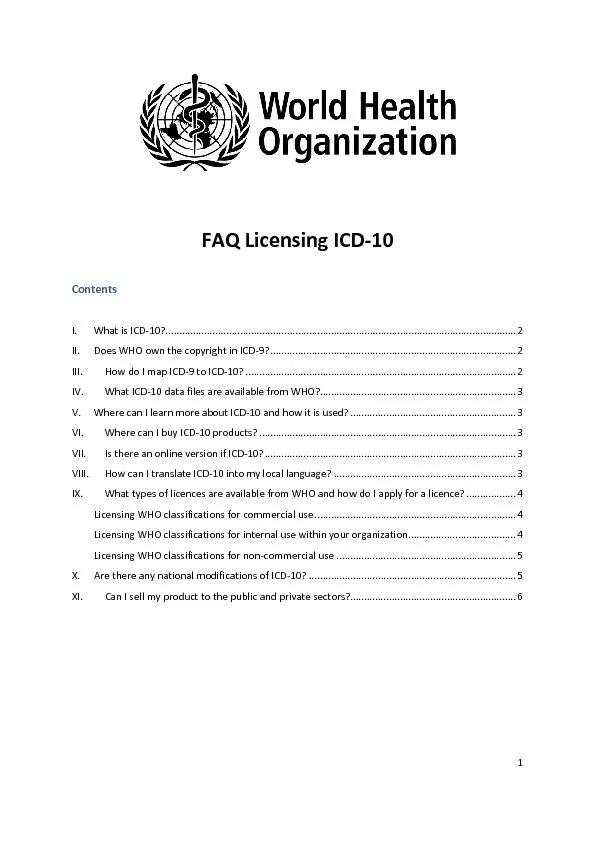 FAQLicensing ICDContentsWhat is ICD