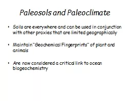 Paleosols