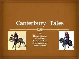 Canterbury  Tales
