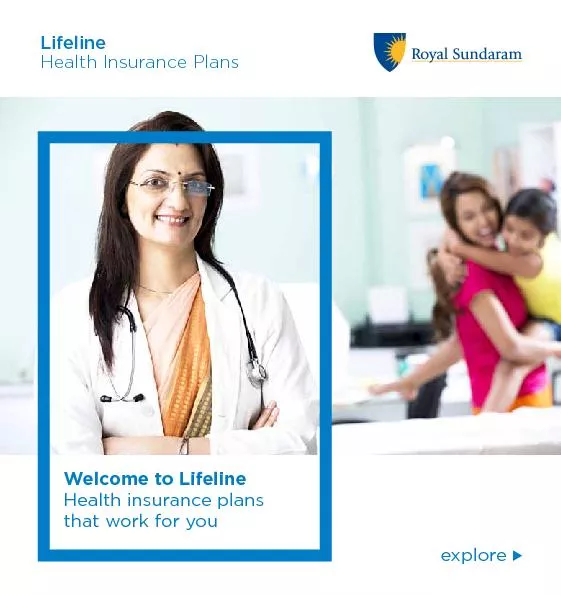 Welcome to LifelineHealth insurance plansthat work for youLifelineHeal