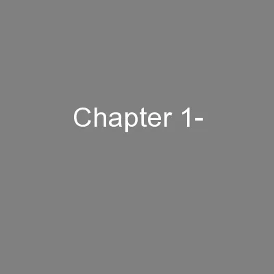 Chapter 1-