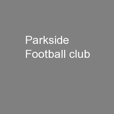 Parkside Football club