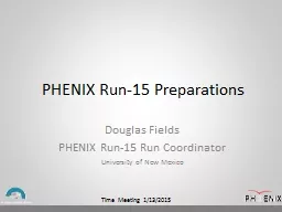 PHENIX Run-15 Preparations