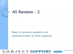 AS Revision - 2