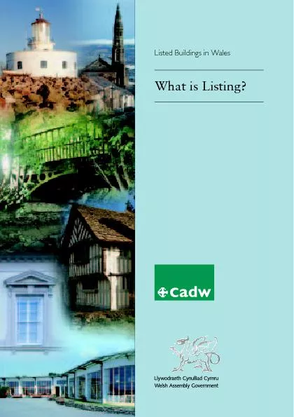 Listed Buildings in Wales