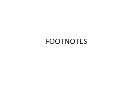 FOOTNOTES