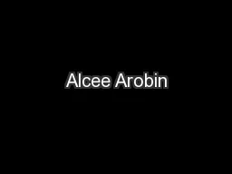 Alcee Arobin