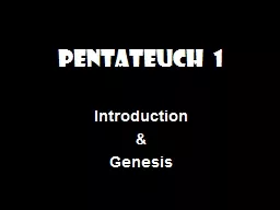 Pentateuch 1