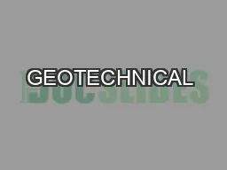 GEOTECHNICAL & STRUCTURAL INSTRUMENTATION