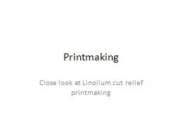 Printmaking