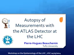 Autopsy of Measurements with the ATLAS Detector at the LHC