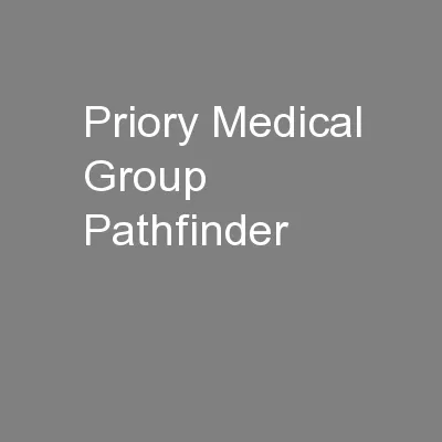 Priory Medical Group Pathfinder