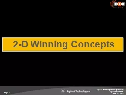 2-D Winning Concepts