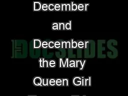 Birthright Baby carriage Bet ween December  and December  the Mary Queen Girl Troop will