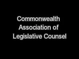 Commonwealth Association of Legislative Counsel