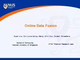 Online Data Fusion