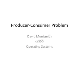 Producer-Consumer Problem