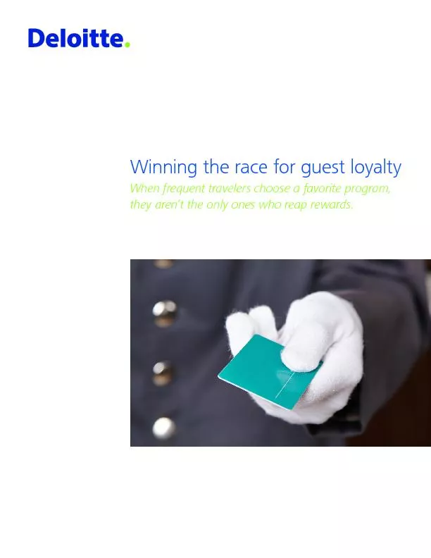 Winning the race for guest loyalty