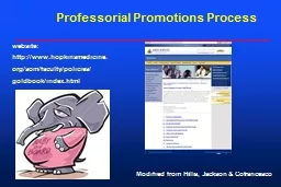 Professorial Promotions Process
