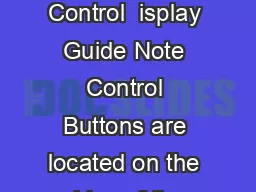 NEVER GET LOST AGAIN Lit  Model   GPS MADE SI E Quick Start Guide  Control  isplay Guide Note Control Buttons are located on the sides of the BackTrack Battery Indicator Satellite Locked Icon Distanc