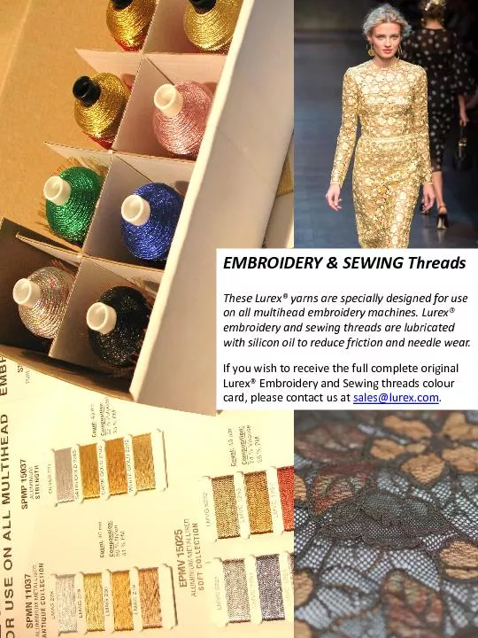 EMBROIDERY & SEWING Threads