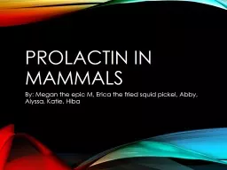 Prolactin in Mammals