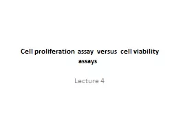 Cell proliferation assay versus cell viability assays